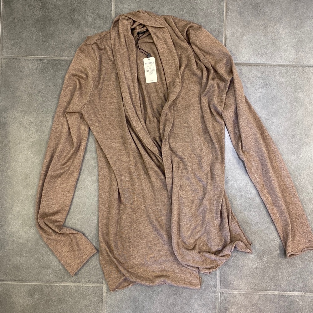 Express Cardigan Lightweight Sweater M - Picture 3 of 12